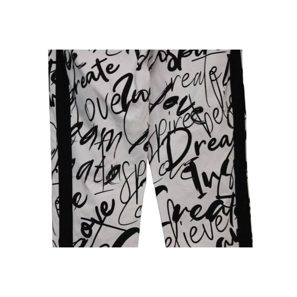 NWT Joseph Ribkoff Pants Size 12 Graffiti Print Wide Leg Artsy Career Chic Work - Picture 10 of 14